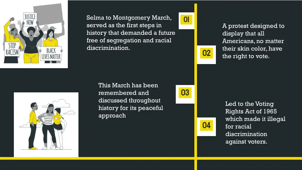 selma to montgomery march served as the first