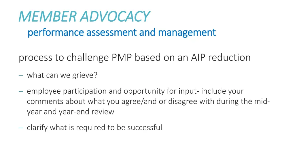 member advocacy member advocacy 3