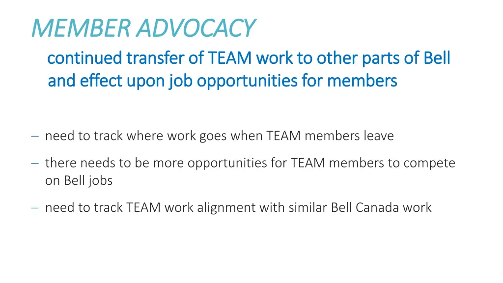 member advocacy member advocacy 4
