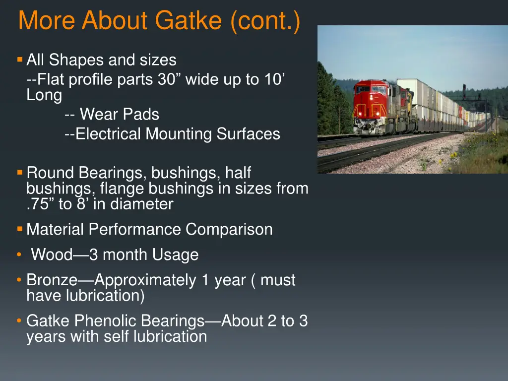 more about gatke cont