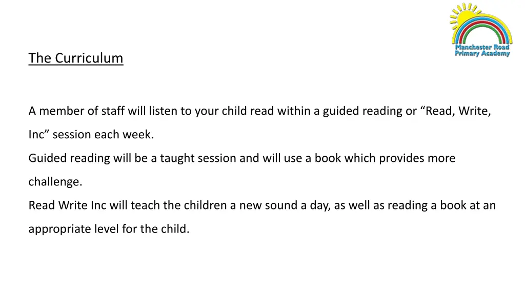 the curriculum