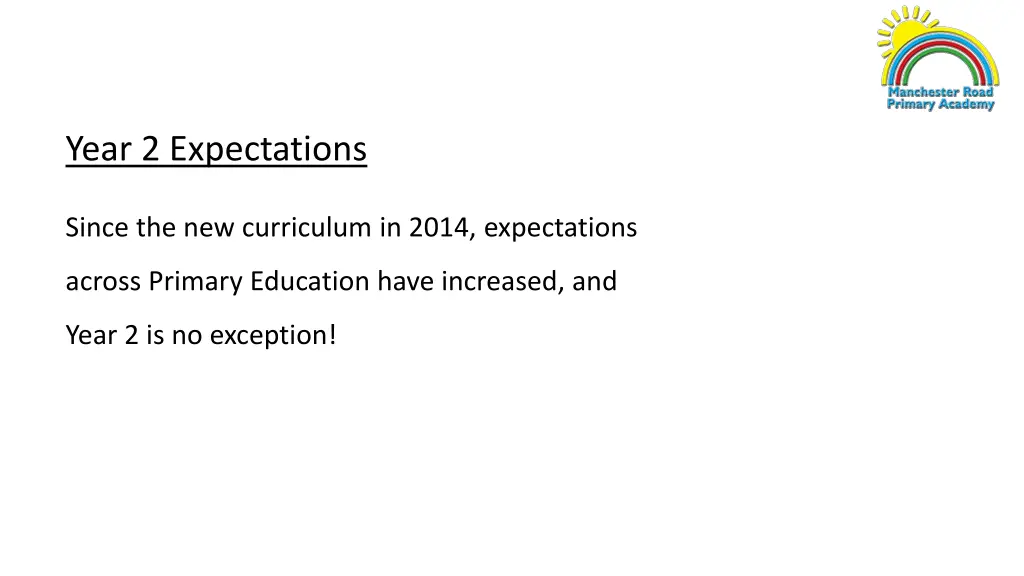 year 2 expectations