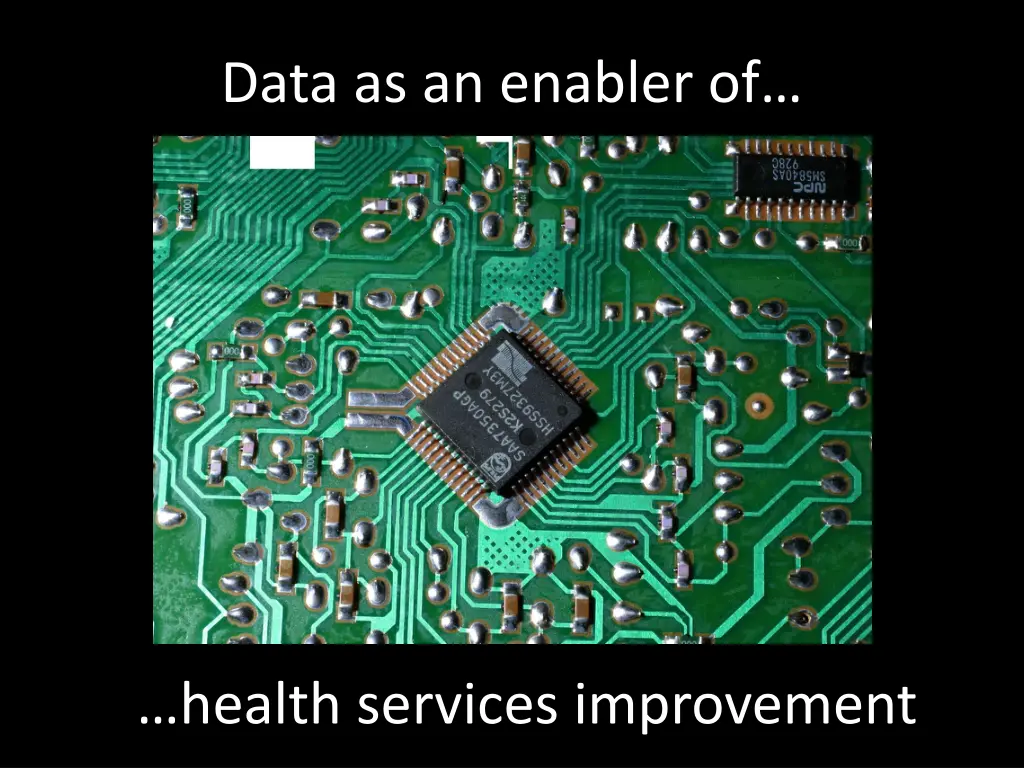 data as an enabler of