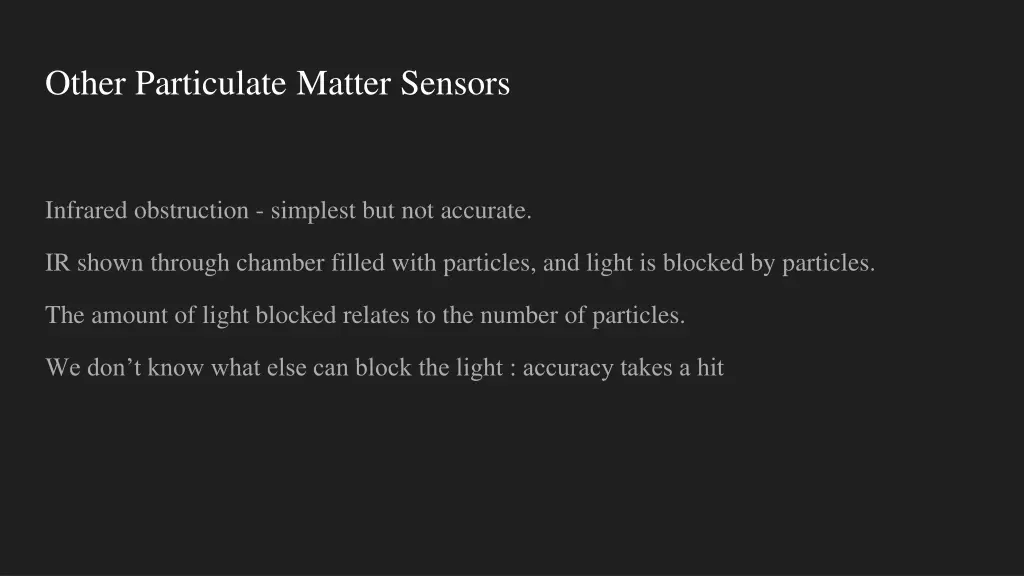 other particulate matter sensors