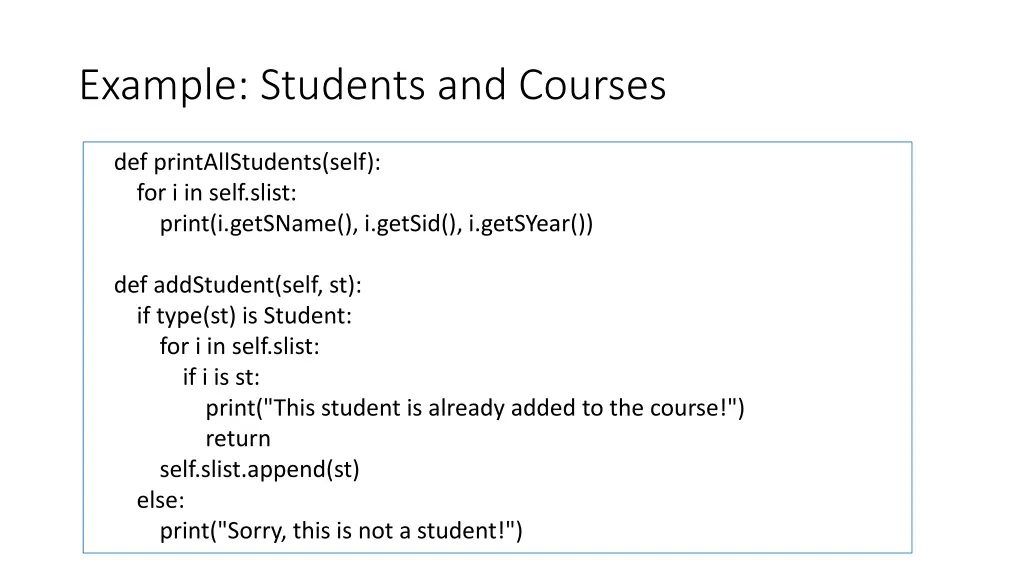 example students and courses 4