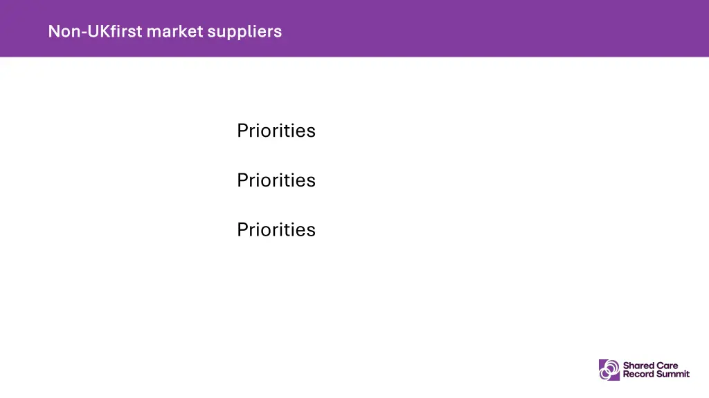 non non ukfirst ukfirst market suppliers market