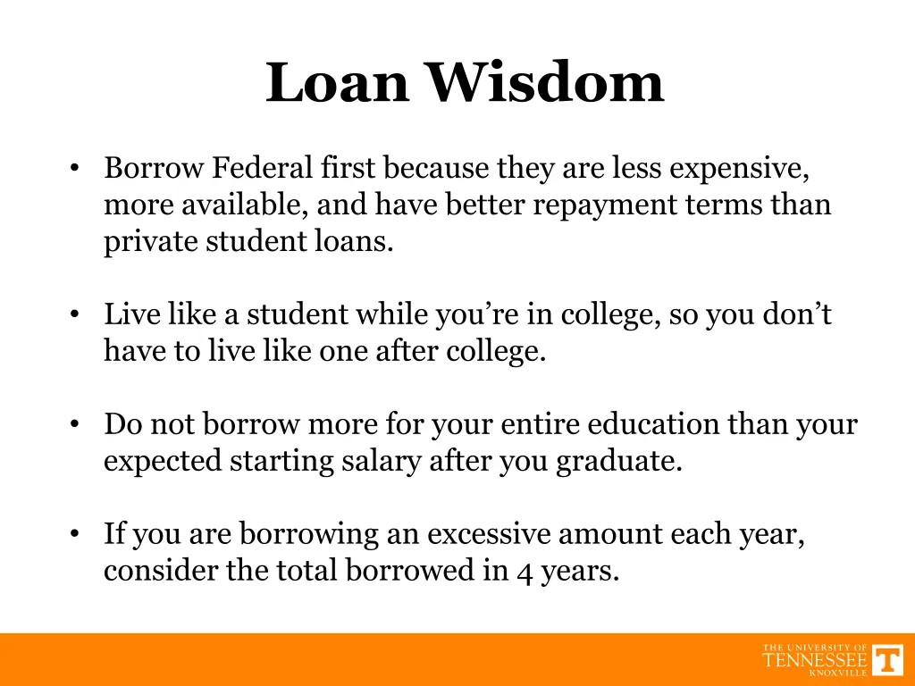 loan wisdom