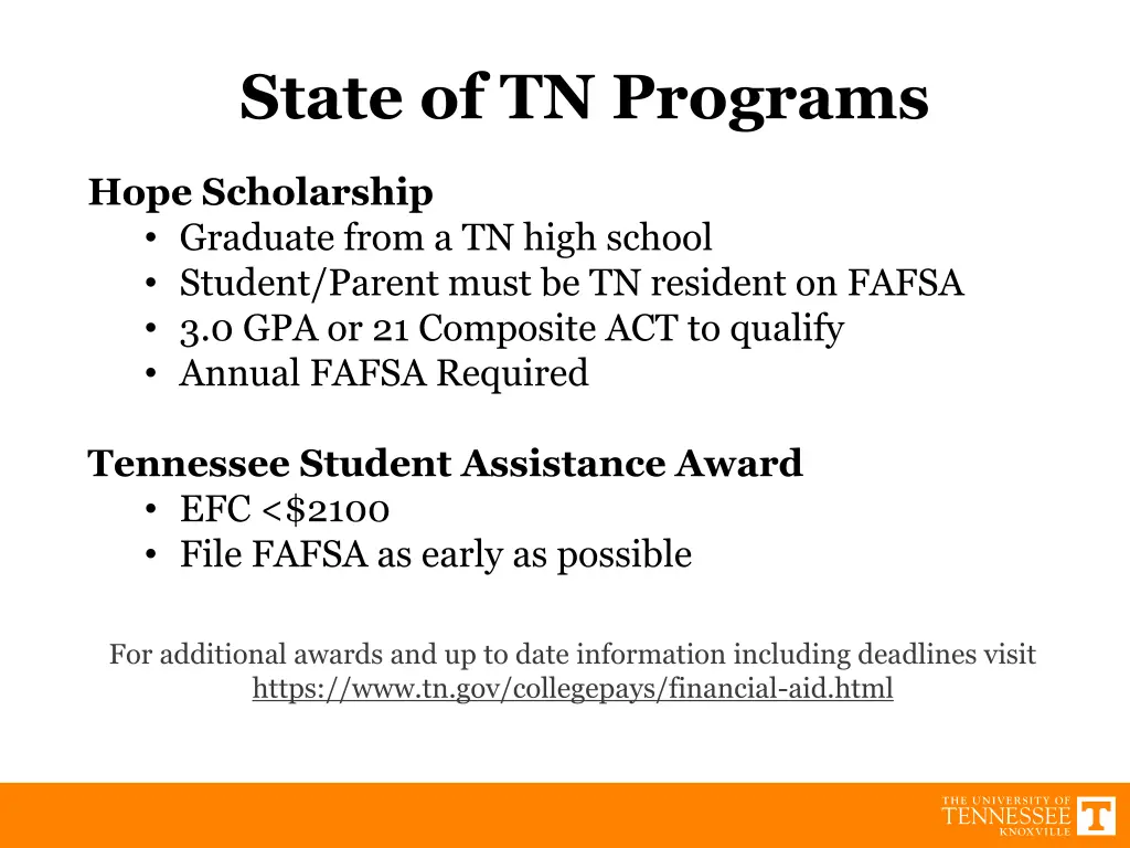 state of tn programs