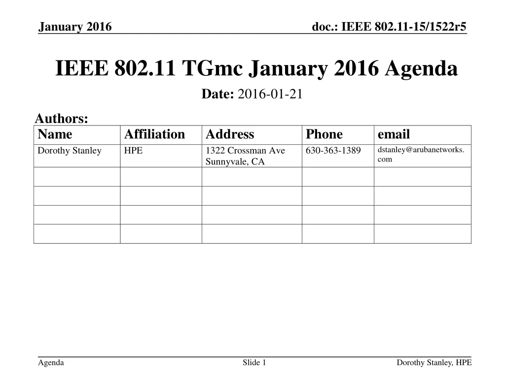 january 2016
