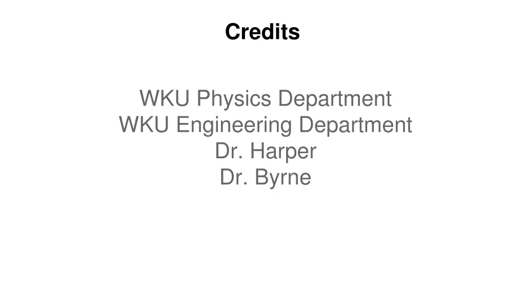 credits