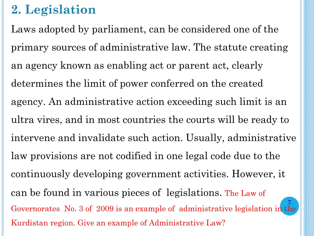 2 legislation