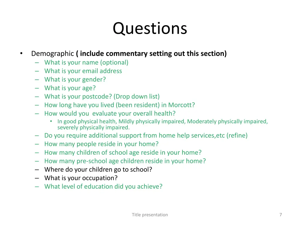 questions 2