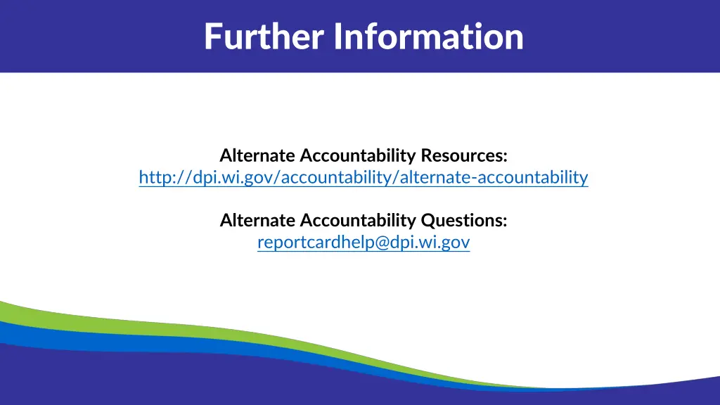 further information