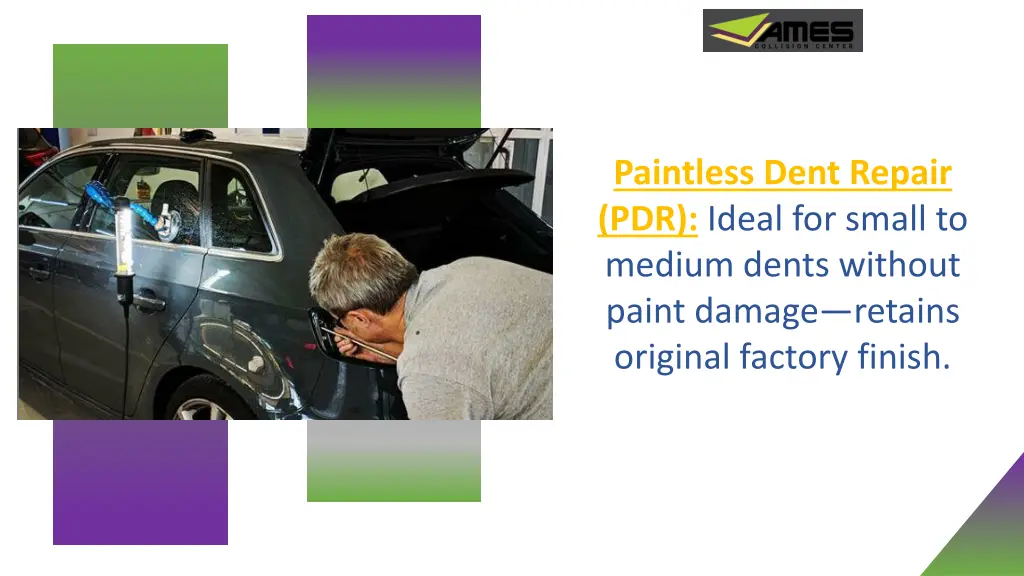 paintless dent repair pdr ideal for small