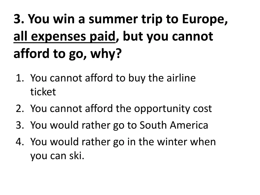3 you win a summer trip to europe all expenses