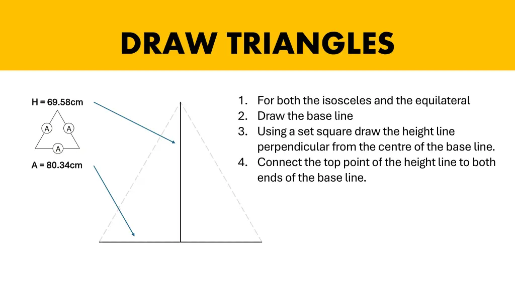 draw triangles