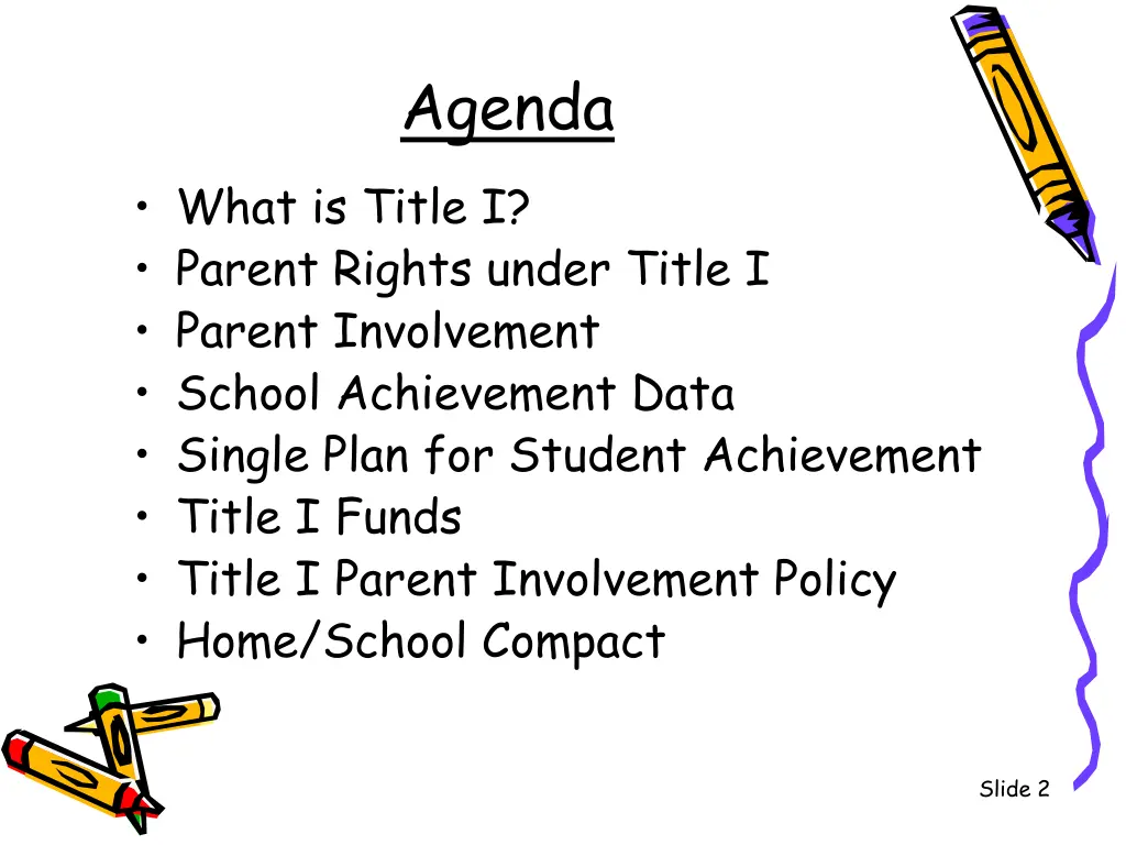 agenda