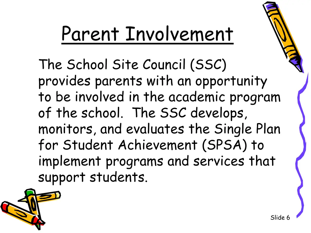 parent involvement