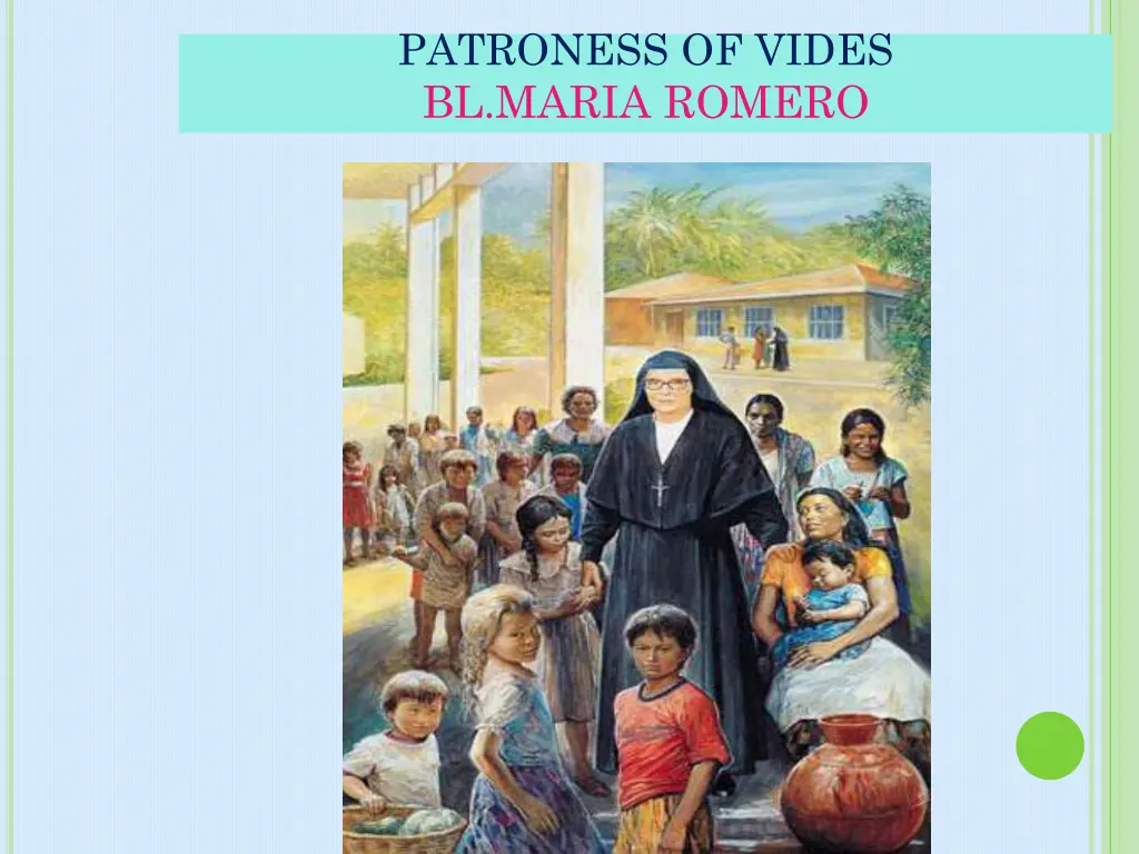 patroness of vides bl maria romero