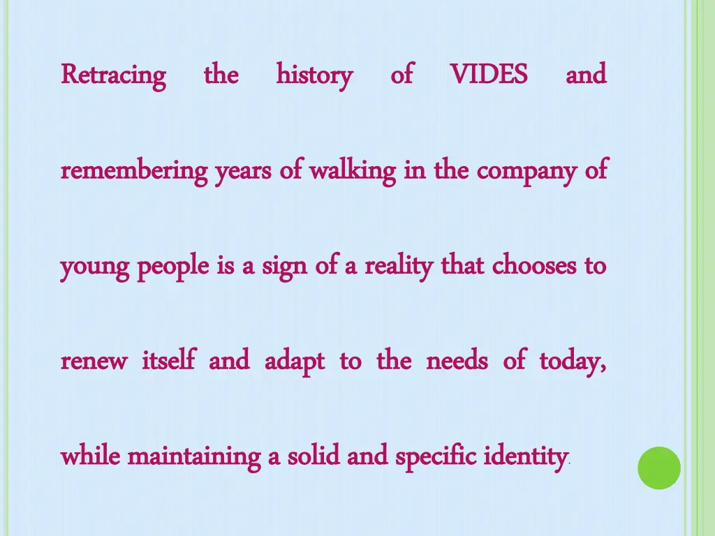 retracing retracing the the history