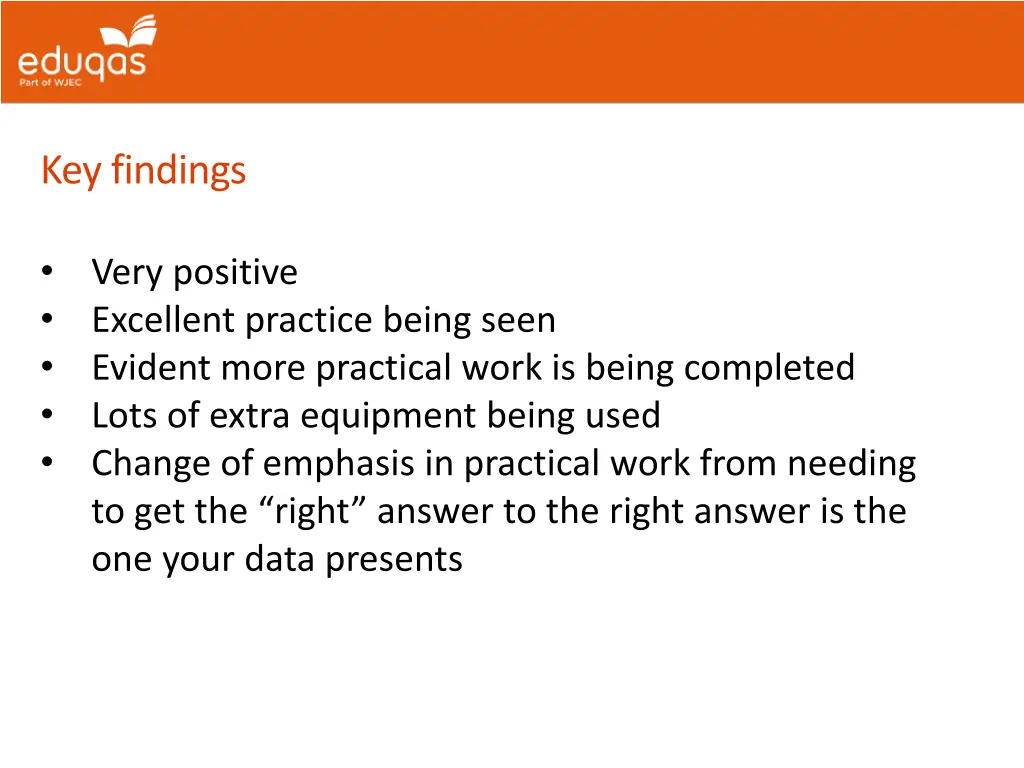 key findings