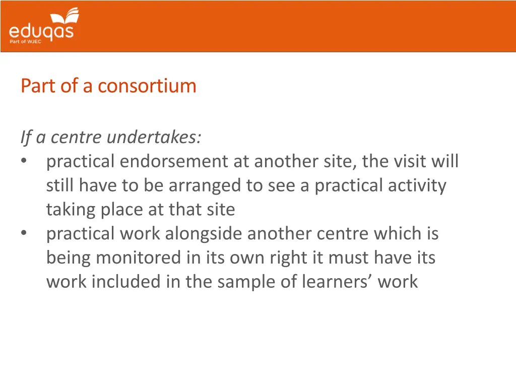 part of a consortium