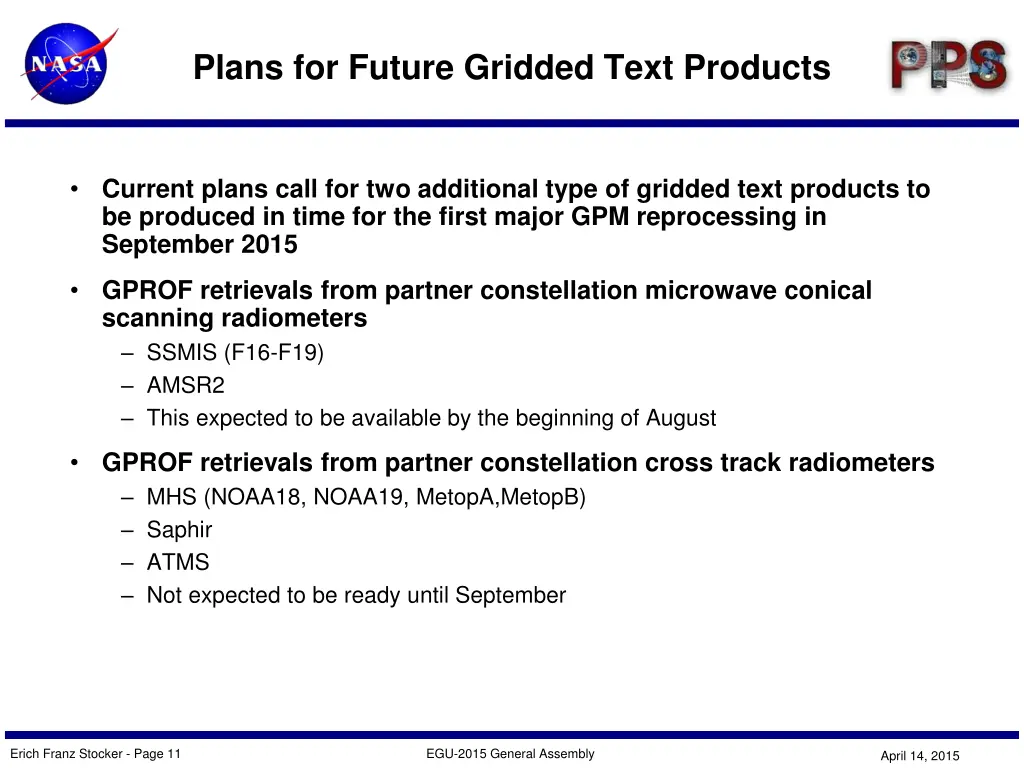 plans for future gridded text products