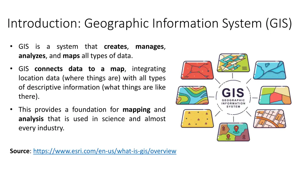 introduction geographic information system gis