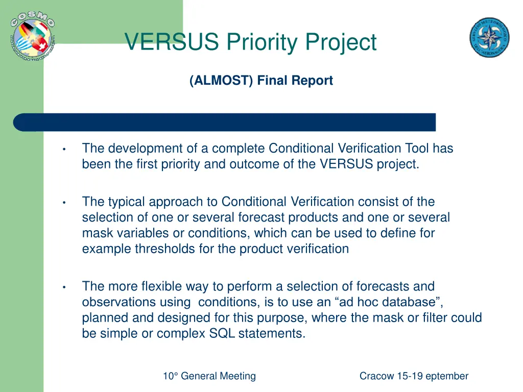versus priority project 1
