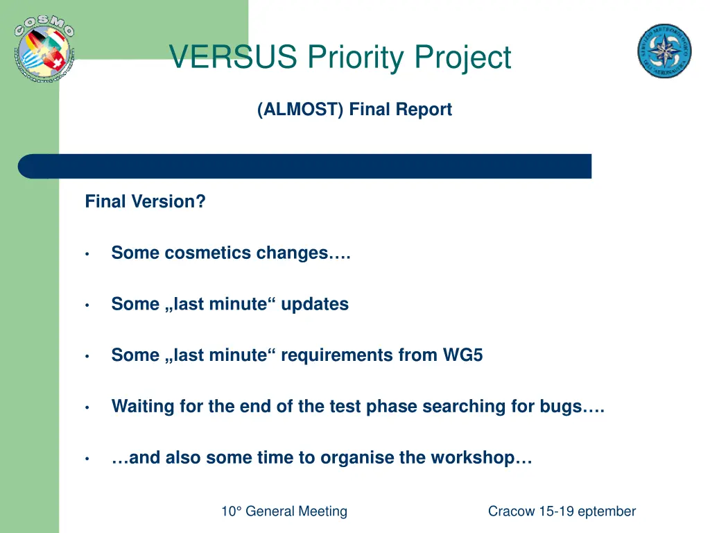 versus priority project 3