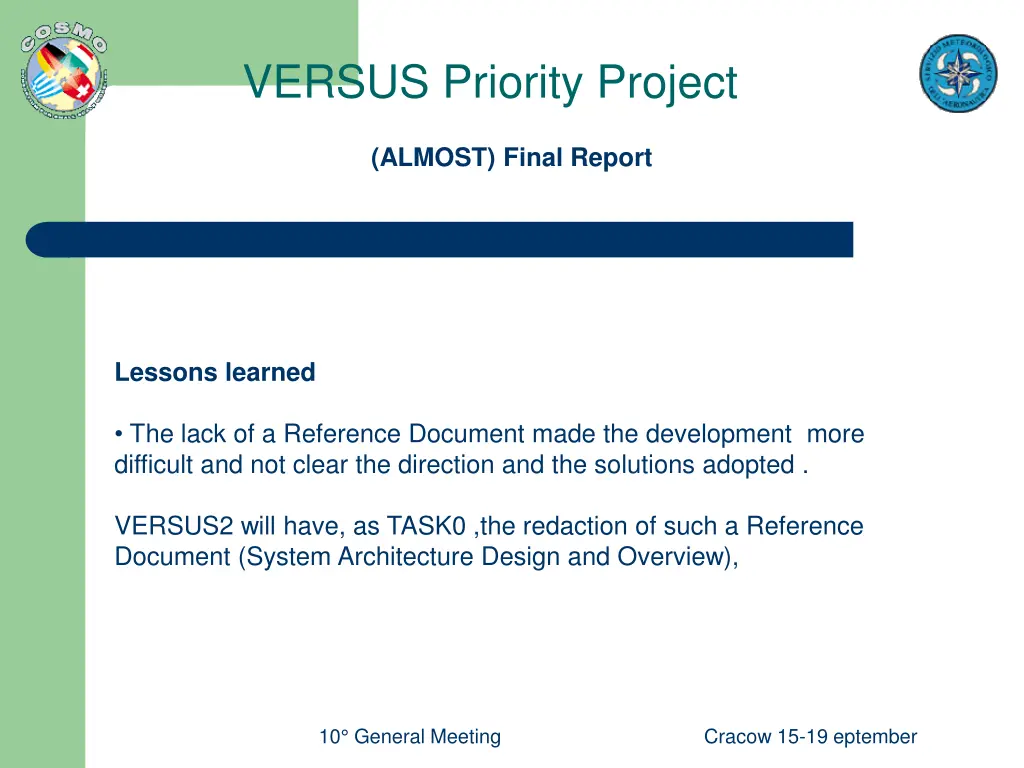 versus priority project 6