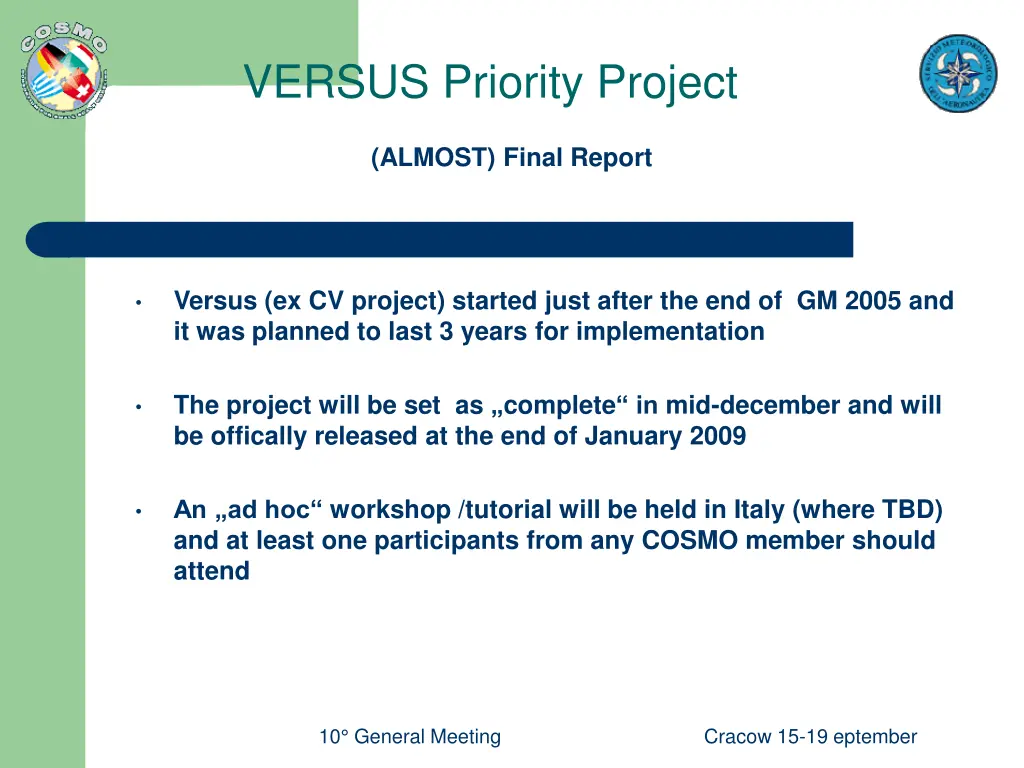 versus priority project