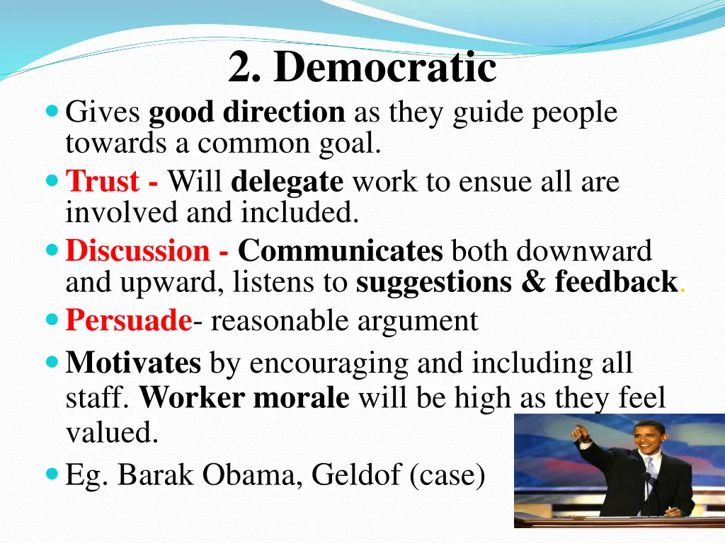 2 democratic