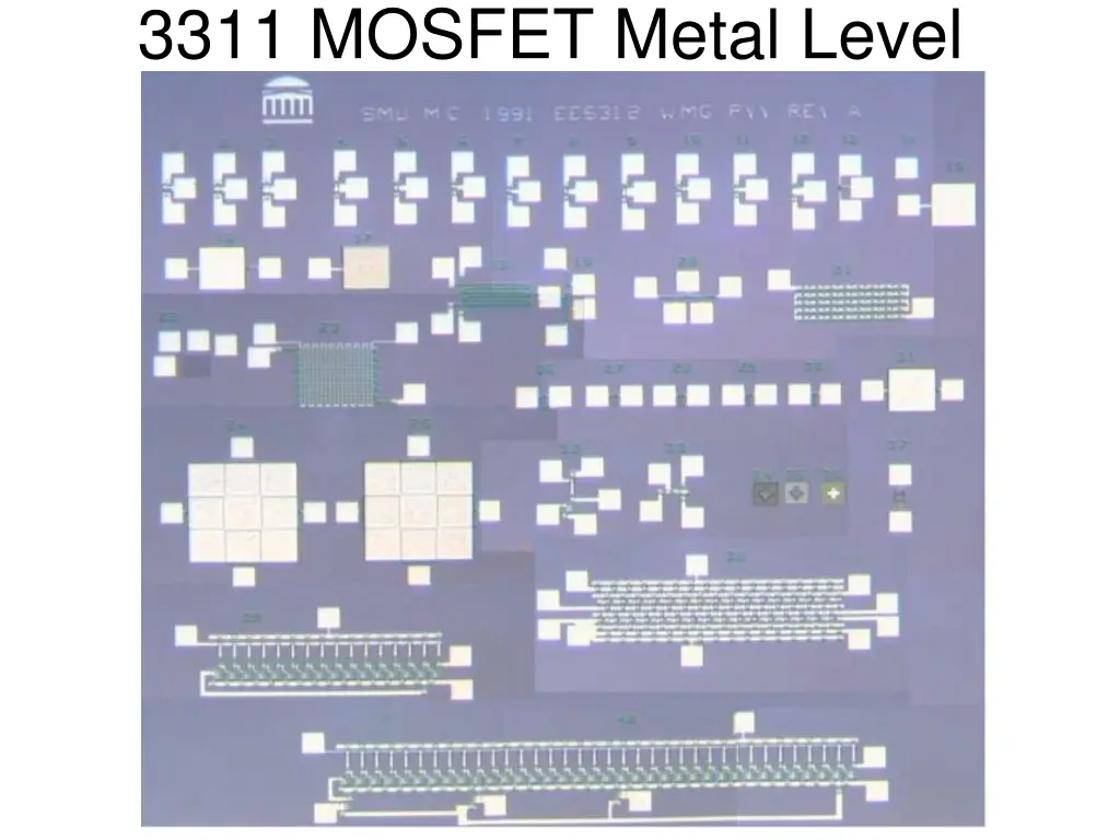 3311 mosfet metal level