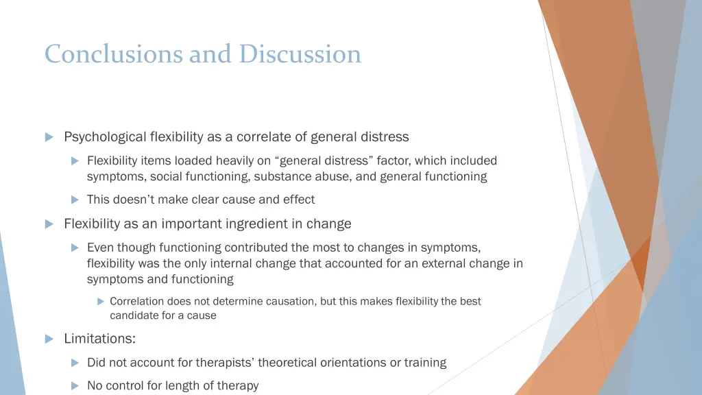 conclusions and discussion
