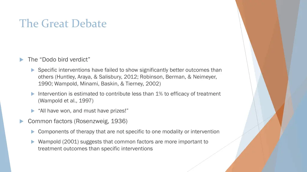 the great debate