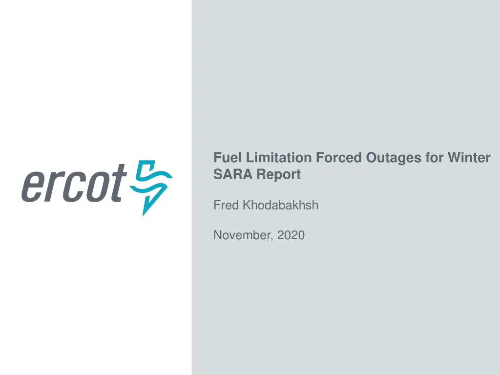 fuel limitation forced outages for winter sara