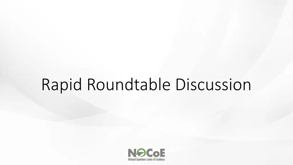 rapid roundtable discussion