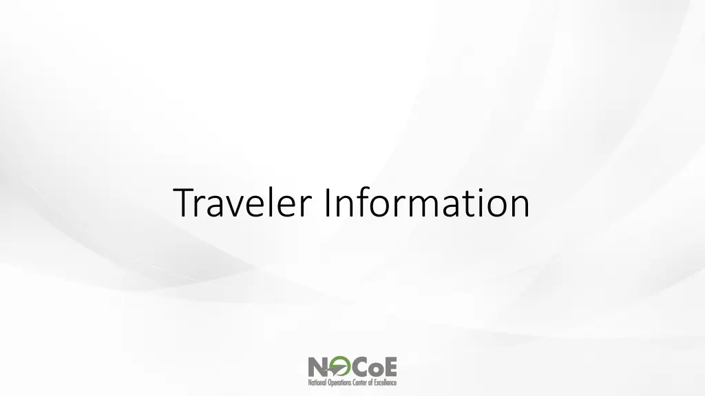 traveler information