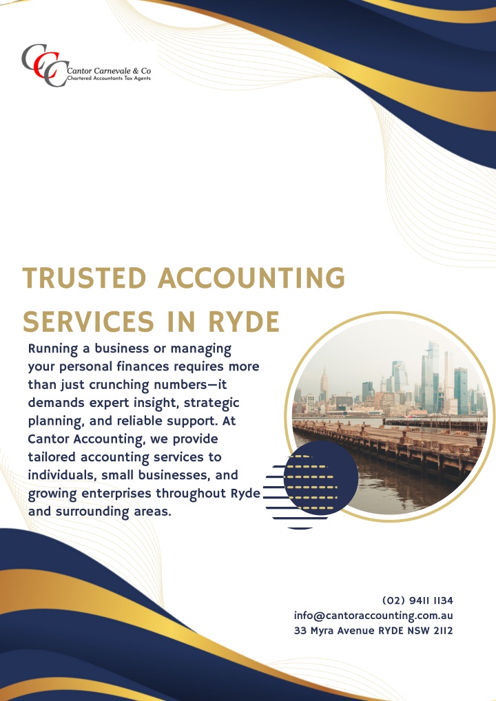 trusted accounting services in ryde running
