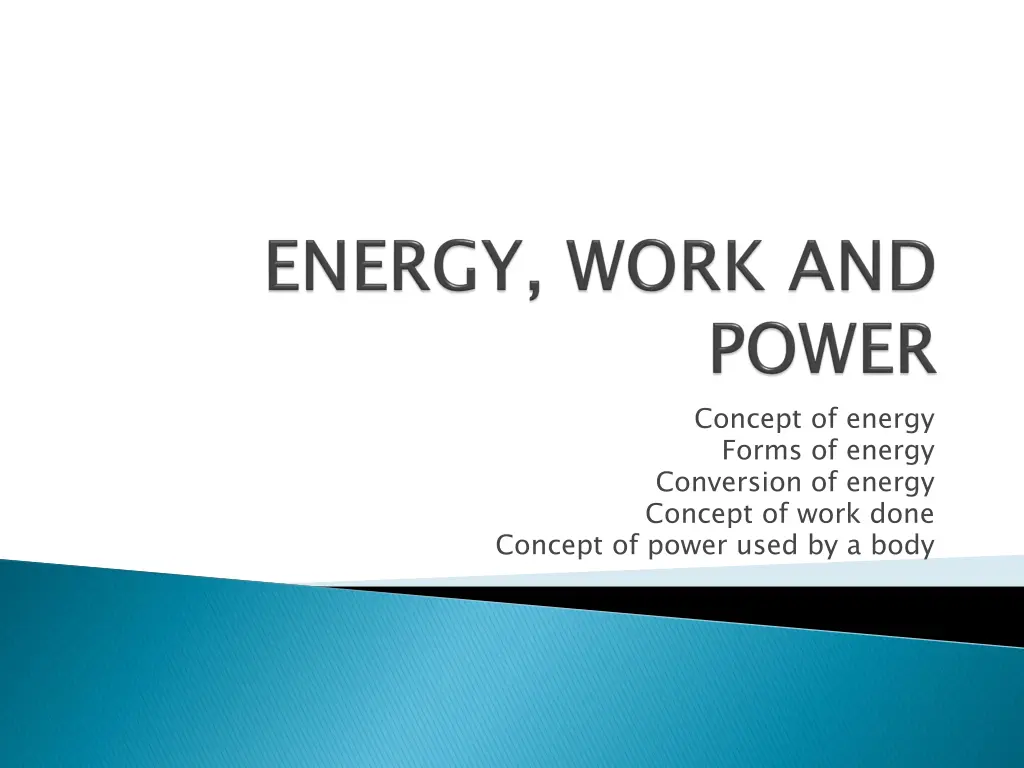 concept of energy forms of energy conversion