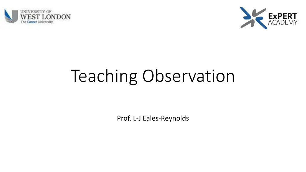teaching observation