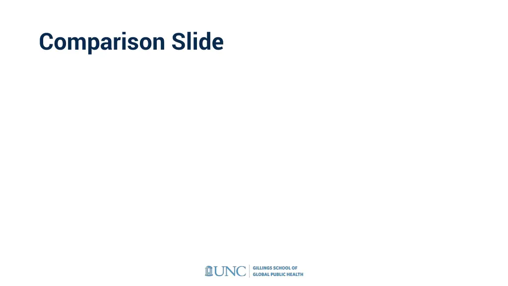 comparison slide