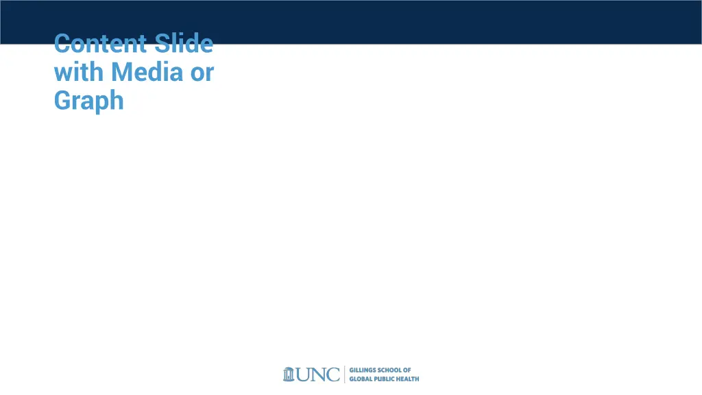 content slide with media or graph