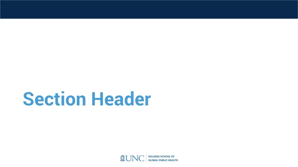 section header