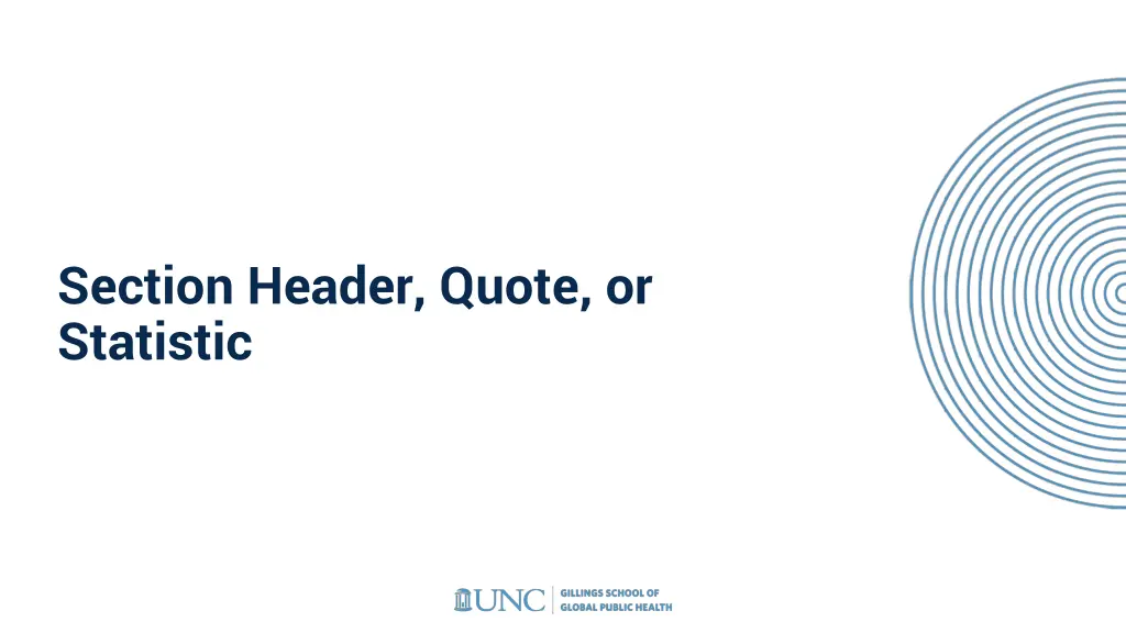 section header quote or statistic