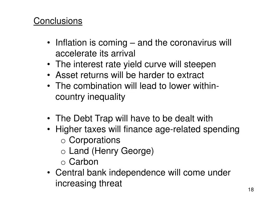 conclusions