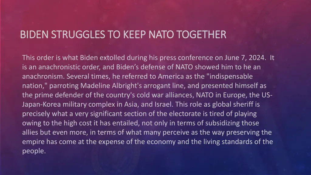b biden struggles to keep nato together iden