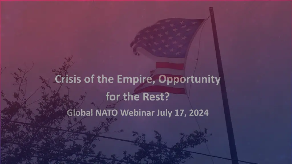 crisis of the empire opportunity for the rest