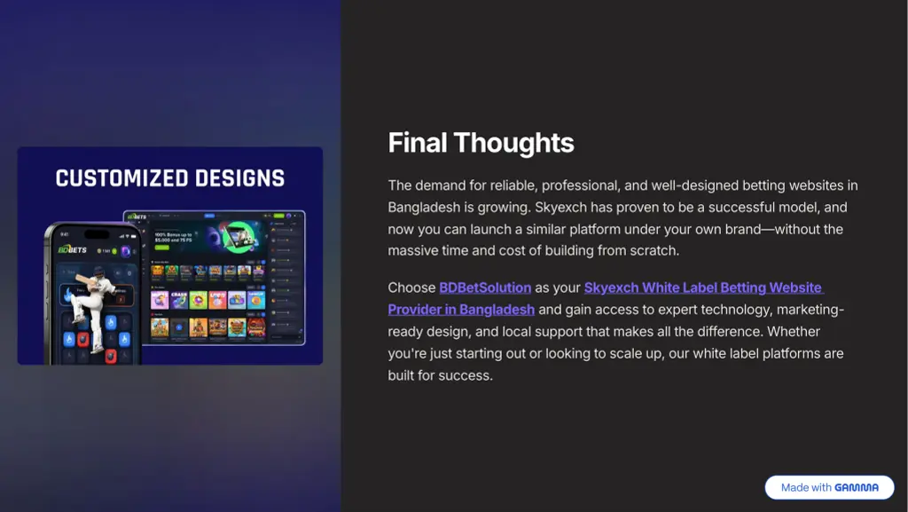 final thoughts